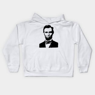 Abraham Lincoln Portrait Kids Hoodie